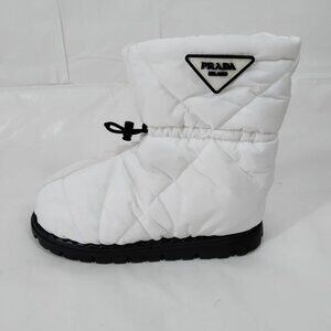Prada Boots Women Whites Nylon 490-081425